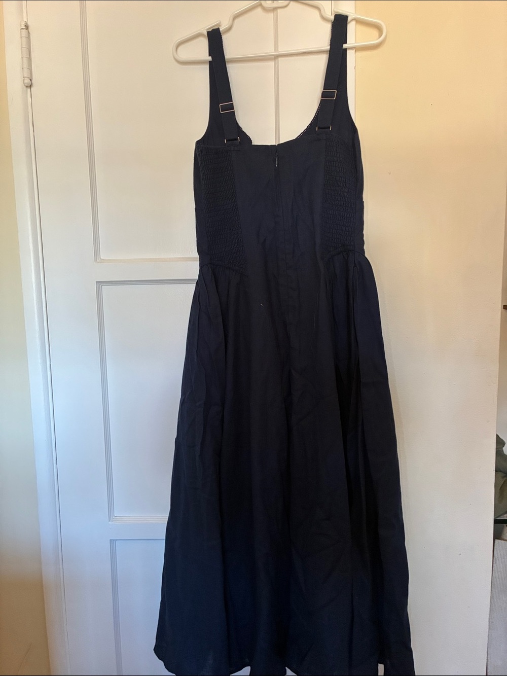 Abercrombie Dylan Bra Free Dipped Waist Dress Linen - Picture 2 of 4